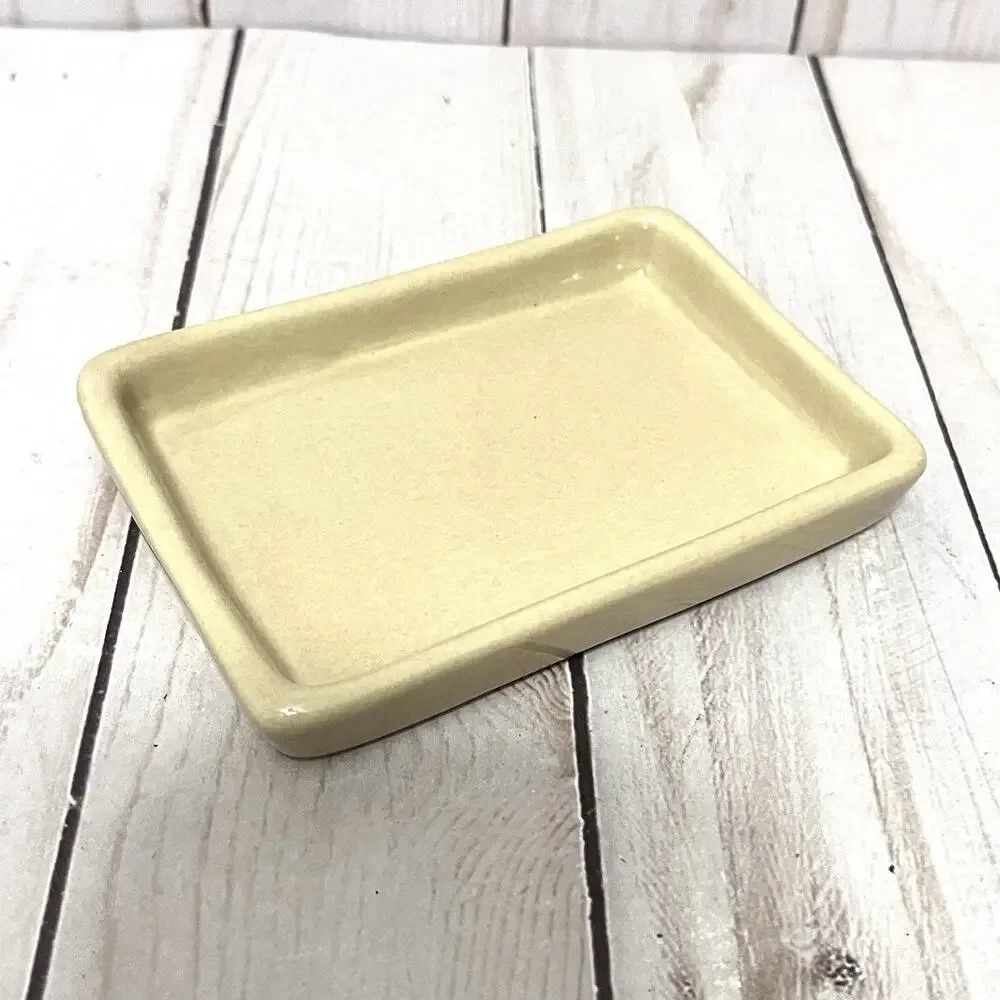 Pottery Barn Salt and Pepper Cellars Crocks with Tray Barbara Eigen